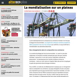 La mondialisation sur un plateau