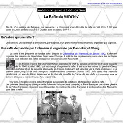 La rafle du vel' d'hiv'