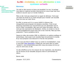 La Ré-évolution
