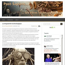 Post-Sapiens, les êtres technologiques