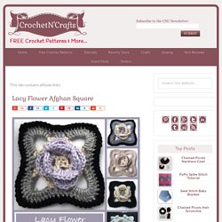 Lacy Flower Afghan Square