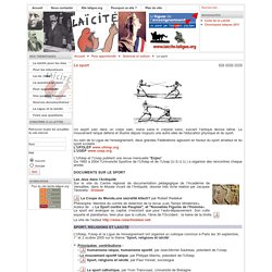 LAICITE LALIGUE - Le sport