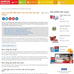 Làm sao để "đối phó" với cơn đau do sâu răng? - Hapacol