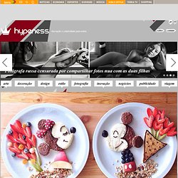 Mãe faz lanches criativos para seus filhos e vira sucesso na internet