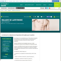Maladie de Lapeyronie : Quel traitement ?