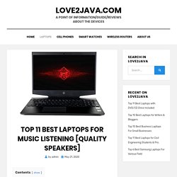 Top 11 Best Laptops for Music Listening [Quality Speakers]