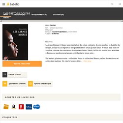 Les larmes noires - Julius Lester