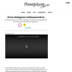 Årets läskigaste halloweentårta