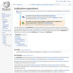 Latifundio