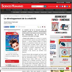 Le développement de la créativité