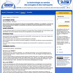 LE FORMAT EPUB