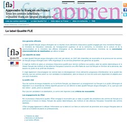 Le label Qualité FLE