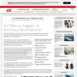Le processus de production