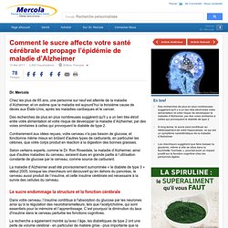 Le sucre et votre santé cérébrale