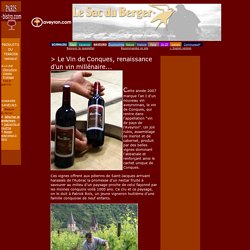 Le vin de Conques de PAtrick Rols