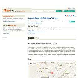 Leading Edge Info Solutions Pvt. Ltd., Mohali Sas Nagar Punjab - Web Design