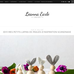 Mes petits lapins de Pâques d'inspiration scandinave