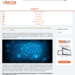 Deep Learning et Machine Learning : une révolution dans l'IA