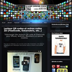 Lecteur QR codes et autres codes 2D (Flashcode, Datamatrix, etc..)