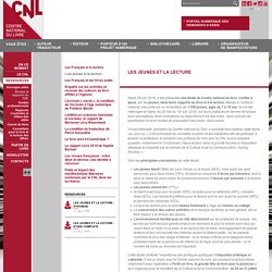 Les jeunes et la lecture - Études et rapports du CNL - Ressources