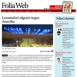 *Leenstelsel afgezet tegen Amerika