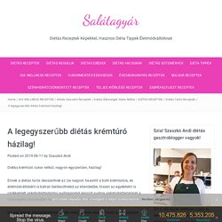 A legegyszerűbb diétás krémtúró házilag! - Salátagyár
