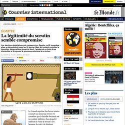 La légitimité du scrutin semble compromise