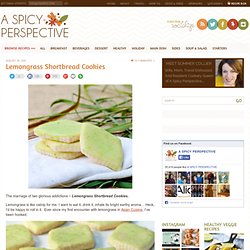 Lemongrass Shortbread Cookies