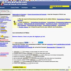 Les connecteurs d'idées