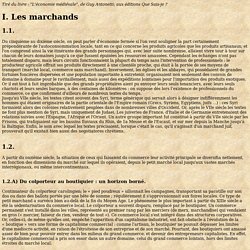 Les échanges au Moyen Age