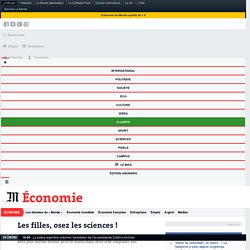 Les filles, osez les sciences !