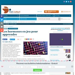 Les hormones en jeu pour apprendre