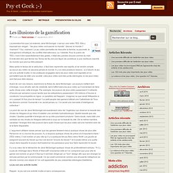 Les illusions de la gamification