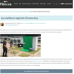 Les meilleurs logiciels Chroma Key