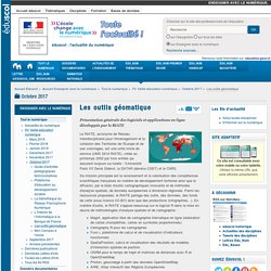 Les outils géomatique