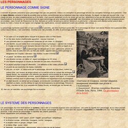 LES PERSONNAGES