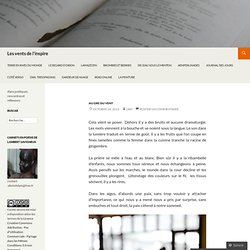 Les vents de l'inspire