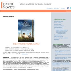 Lesson Plan for The Boy in the Striped Pajamas