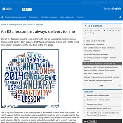 An ESL lesson that always delivers for me