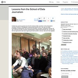 Lessons from the School of Data Journalism