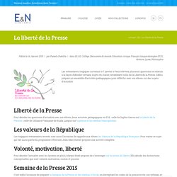 Education et Numérique - La liberté de la Presse