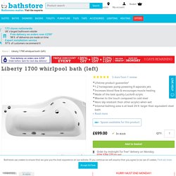 Liberty 1700 Whirlpool Bath (Left)