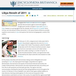 Libya Revolt of 2011
