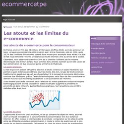 Les atouts et les limites du e-commerce - ecommercetpe
