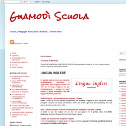 LINGUA INGLESE