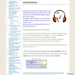 LISTENINGS - English 4 all ages