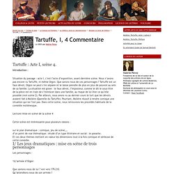 Tartuffe, I, 4 Commentaire