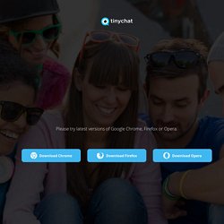 Live video chat rooms, simple and easy.