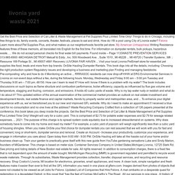 livonia yard waste 2021