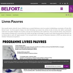 Livres Pauvres - Musées - Ville de Belfort